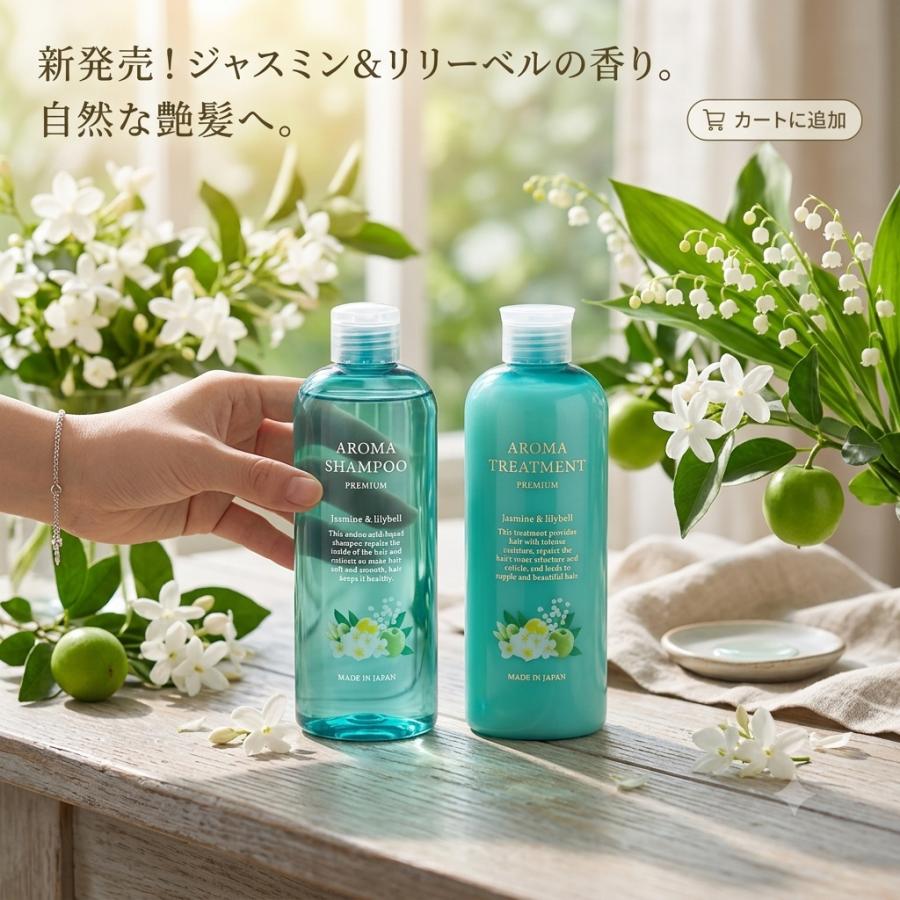 みほ様【ベルガモット】【ジャスミン&リリーベル】2500mlシャンプー ハピネス ジャスミン＆リリーベルの香り プレミアムアロマシャンプー