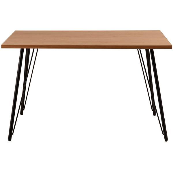 ダイニングテーブル 約幅120cm ナチュラル スチール アジャスター付き リビング ダイニング インテリア家具 組立式[Ponowish]_1