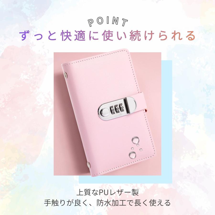 封筒貯金 貯金 手帳 100万円貯まる お札 鍵付き ダイヤルロック 目標