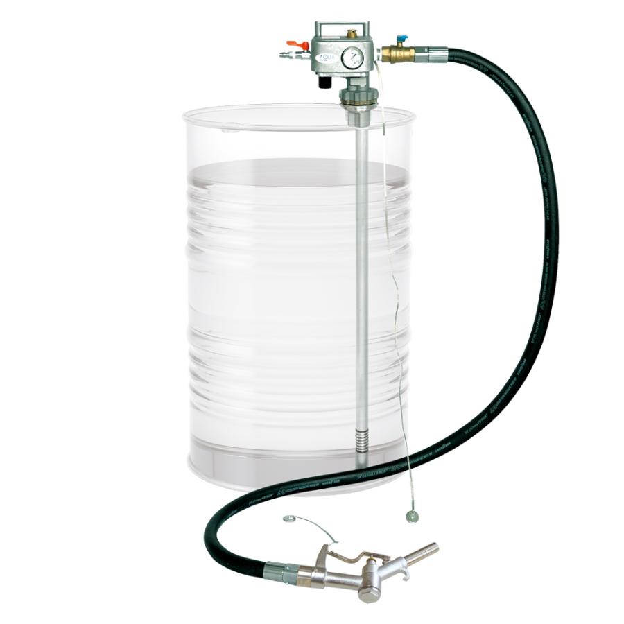 APD-25GN 吐出専用 ドラム缶用 エアプレッシャーポンプ 灯油 軽油 ガソリン用 手動ガンノズル 耐油ゴムホース2m APD25GN