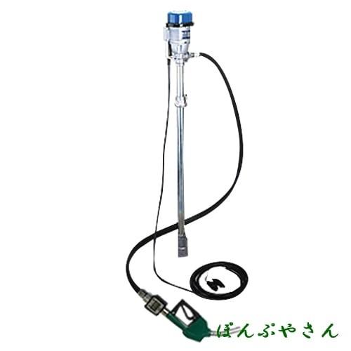 FD-12ATNK24ホース3M仕様　ドラム缶用電動ポンプDC12V　灯油　軽油用　オートストップガン　流量計付　バッテリーで使えるDC12V仕様　ホース3M