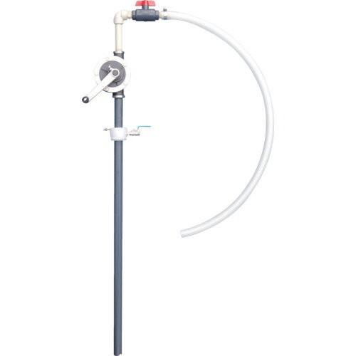 HRP-25ZM ドラム缶用 手回し ハンドロータリーポンプ 溶剤用 密閉アダプタ SUSホース1.2m HRP25ZM