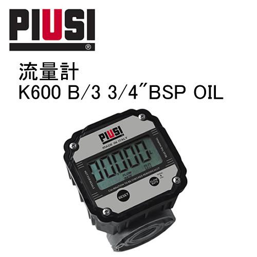 残りわずか 在庫限り超価格 K600 B 3 Meter 流量計 オイル用 デジタル式 3 4 Bsp Oil Piusi F 日本産 Skylanceronline Com