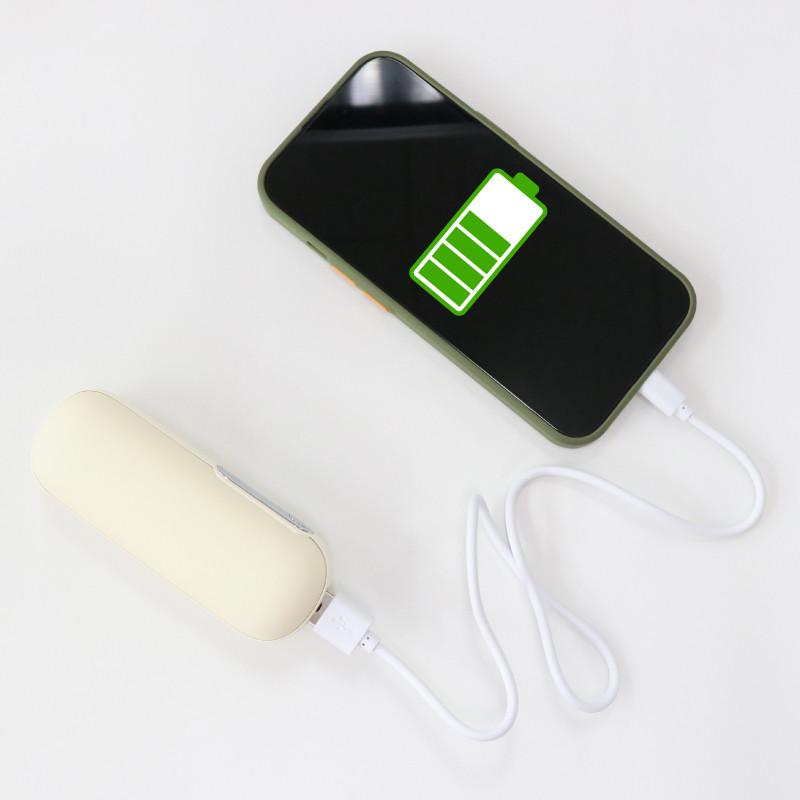 ヒロ・コーポレーション 充電式カイロ HIRO モバイルバッテリー機能