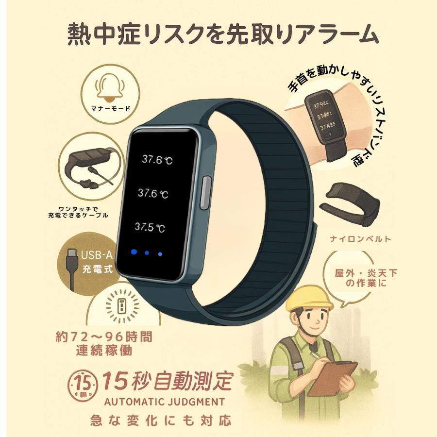 ヒロ・コーポレーション 熱中症対策 ウォッチ グッズ 熱中症指数計