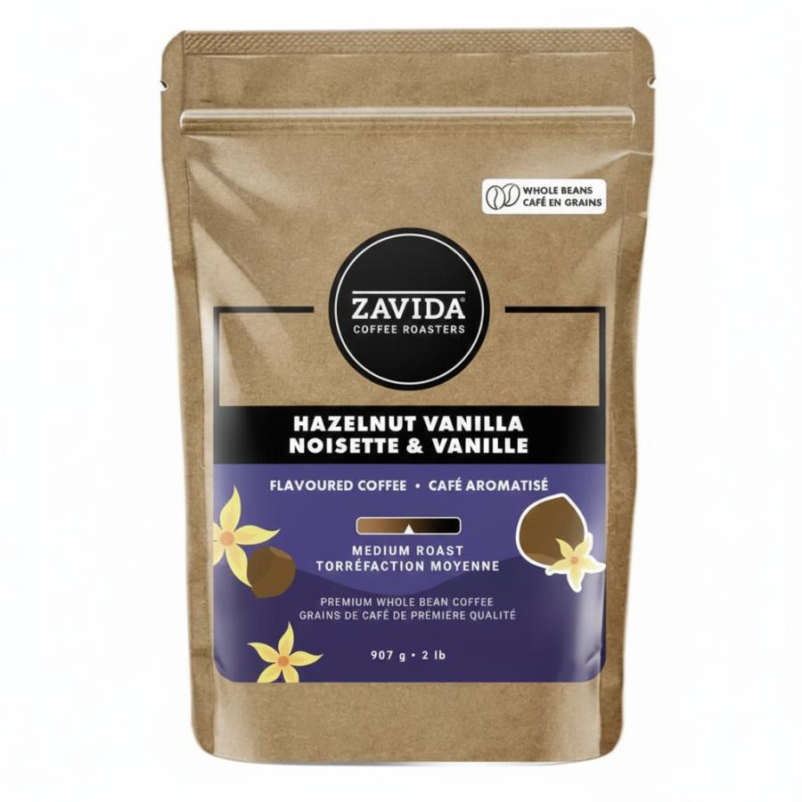 ZAVIDA（ザビダ） ヘーゼルナッツバニラ コーヒー 907g 豆 レギュラー