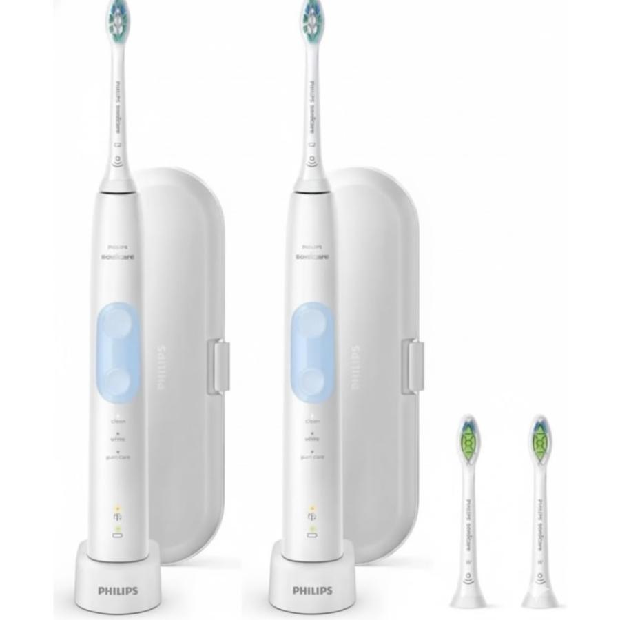 PHILIPS フィリップス　ソニッケアー　電動歯ブラシ　HX6403/71 ソニッケアー フィリップス 電動歯ブラシ プロテクトクリーン 2本組