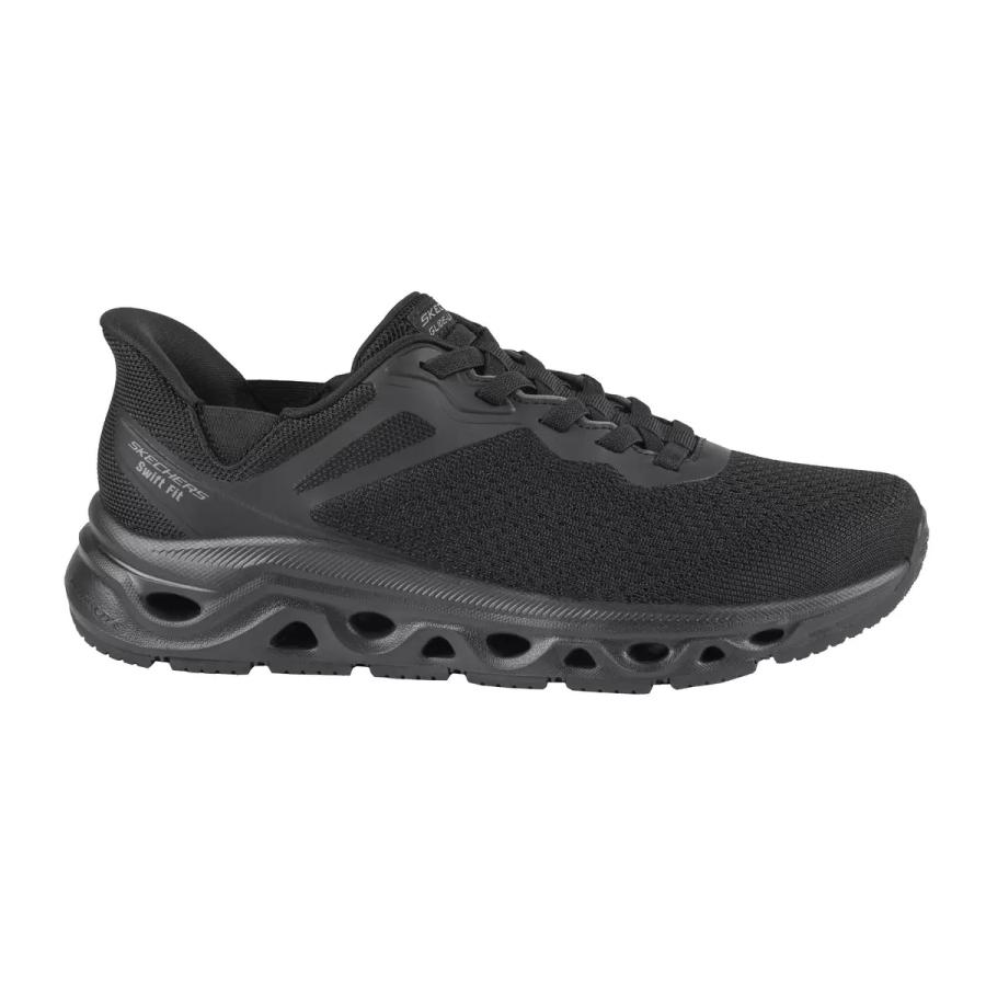ゆあけ SKECHERS（スケッチャーズ） スリップインズ メンズ ブラック 黒 73570