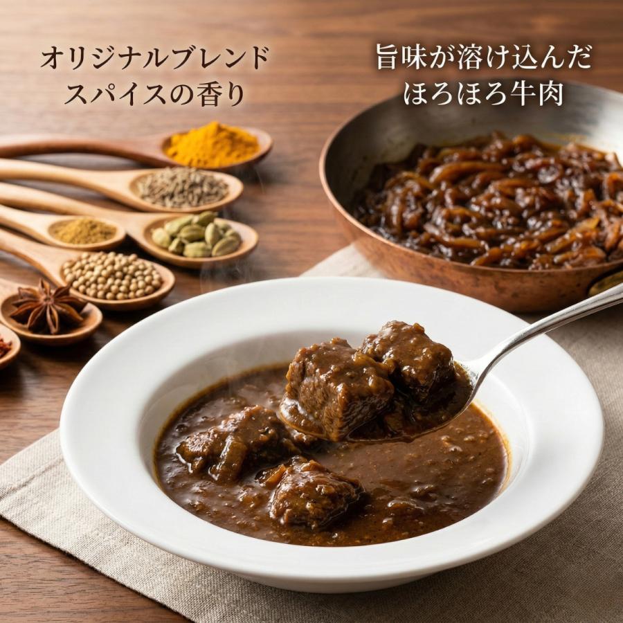 新宿中村屋 ビーフカリー 4袋 セット レトルト カレー メール便 箱なし