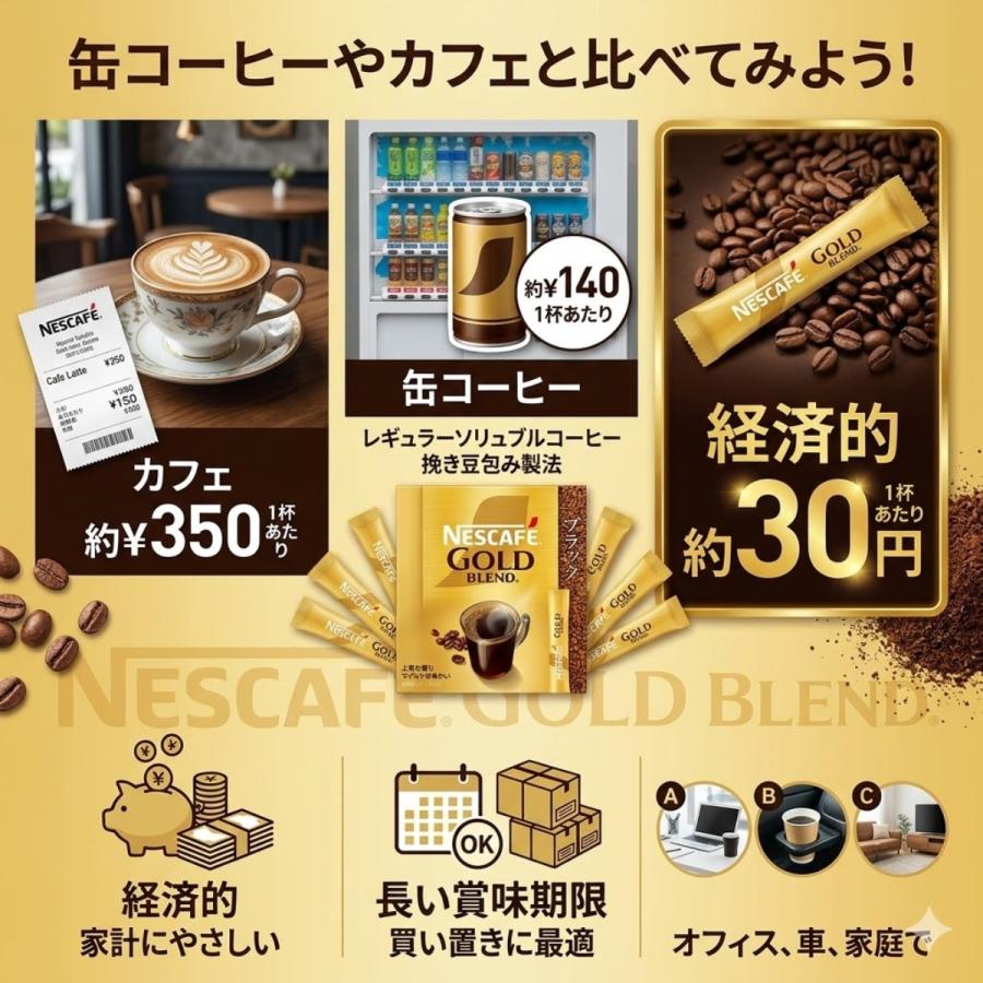 ネスカフェ ゴールドブレンド スティック 104本 大容量 ブラック 無糖
