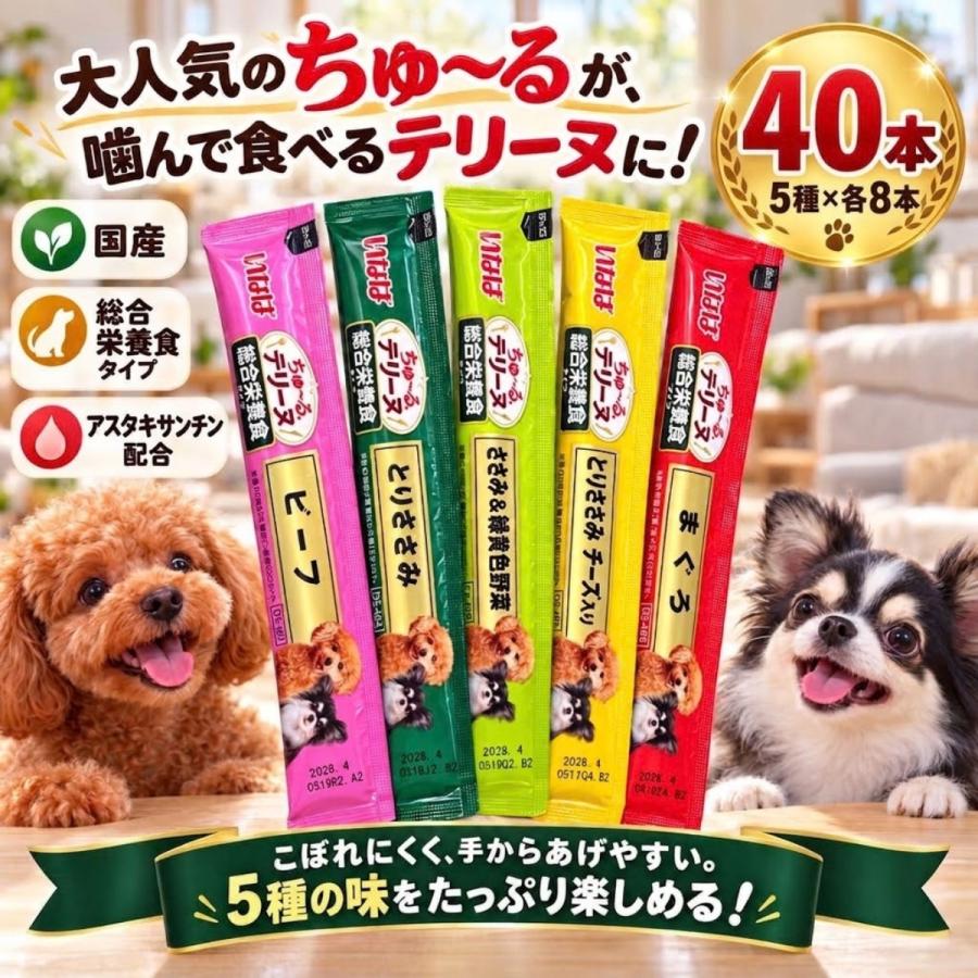 INABA ちゅ〜る ちゅーる 犬 テリーヌ 総合栄養食タイプ 犬用 おやつ