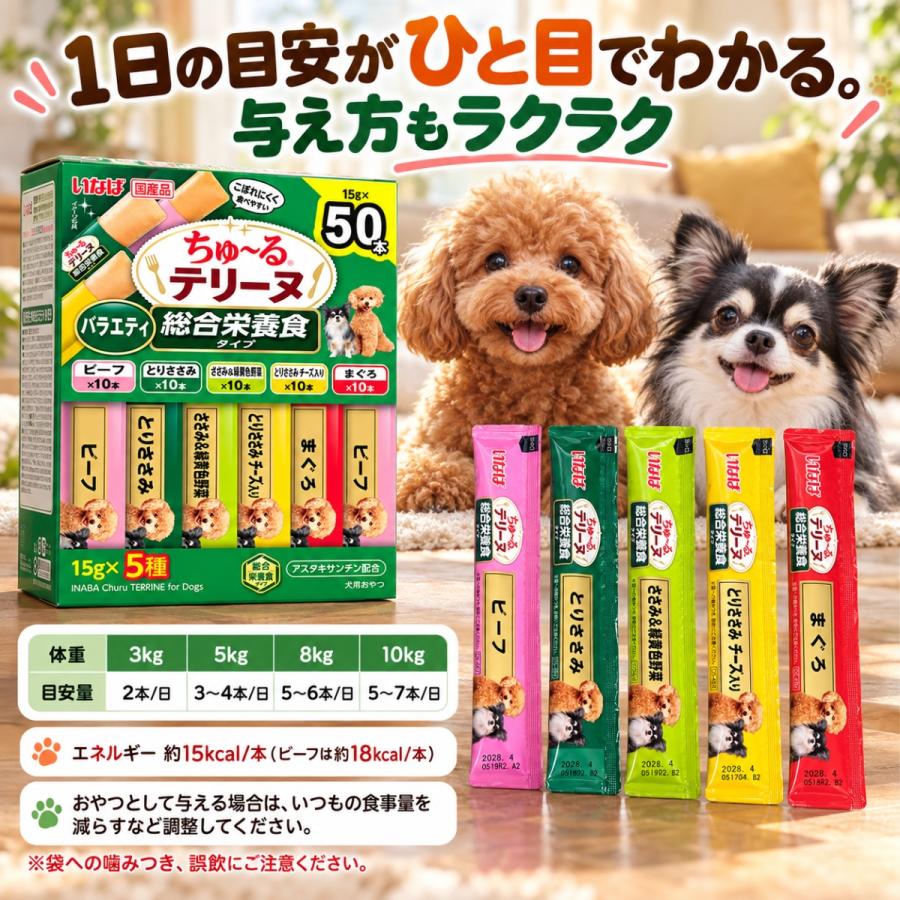 INABA ちゅ〜る ちゅーる 犬 テリーヌ 総合栄養食タイプ 犬用 おやつ