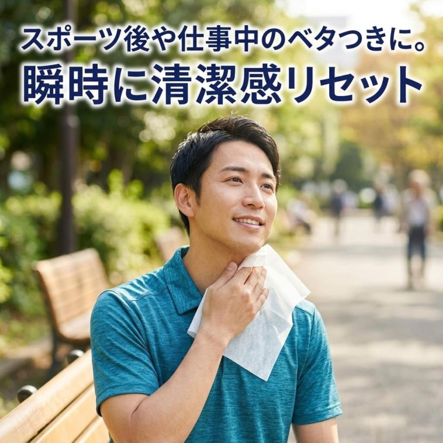 メンズビオレ 顔もふける ボディシート 28枚入×6個 セット 石けん
