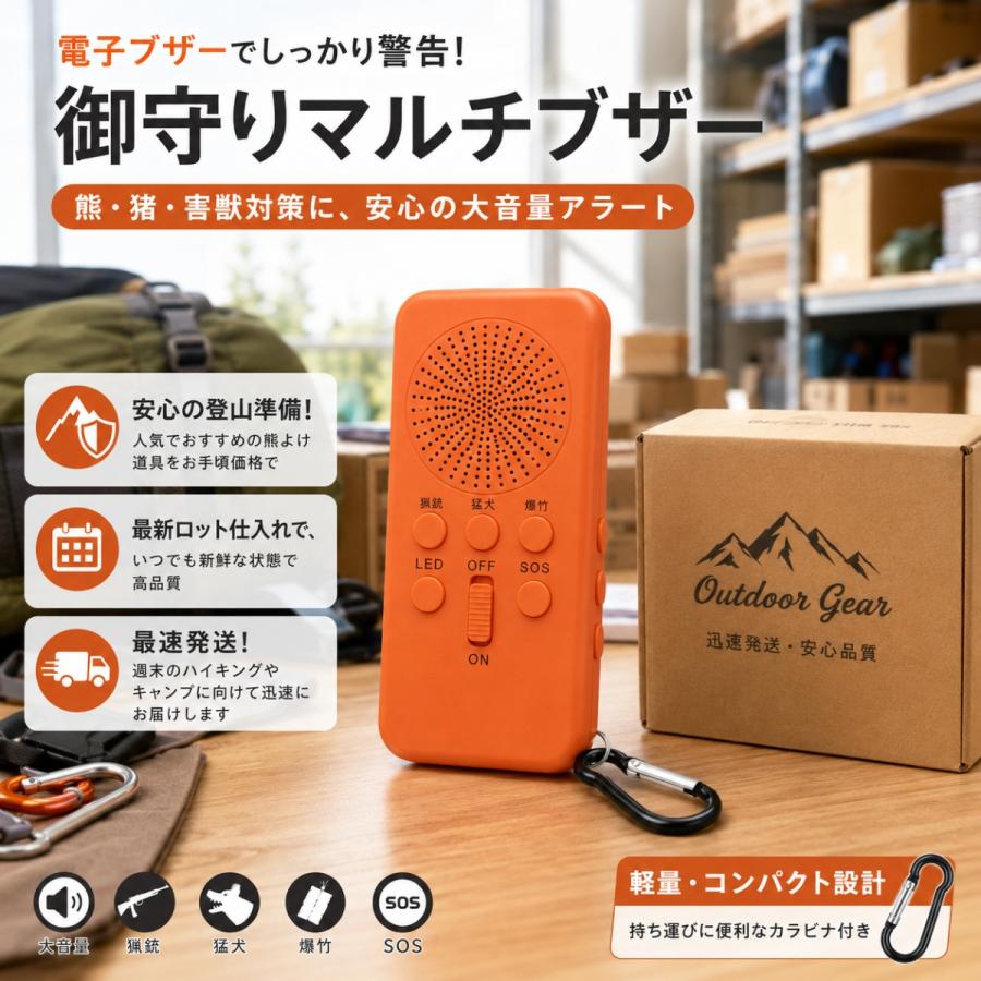 ヒロ・コーポレーション 熊よけ 鈴 グッズ ホーン 最強 効果 ピストル