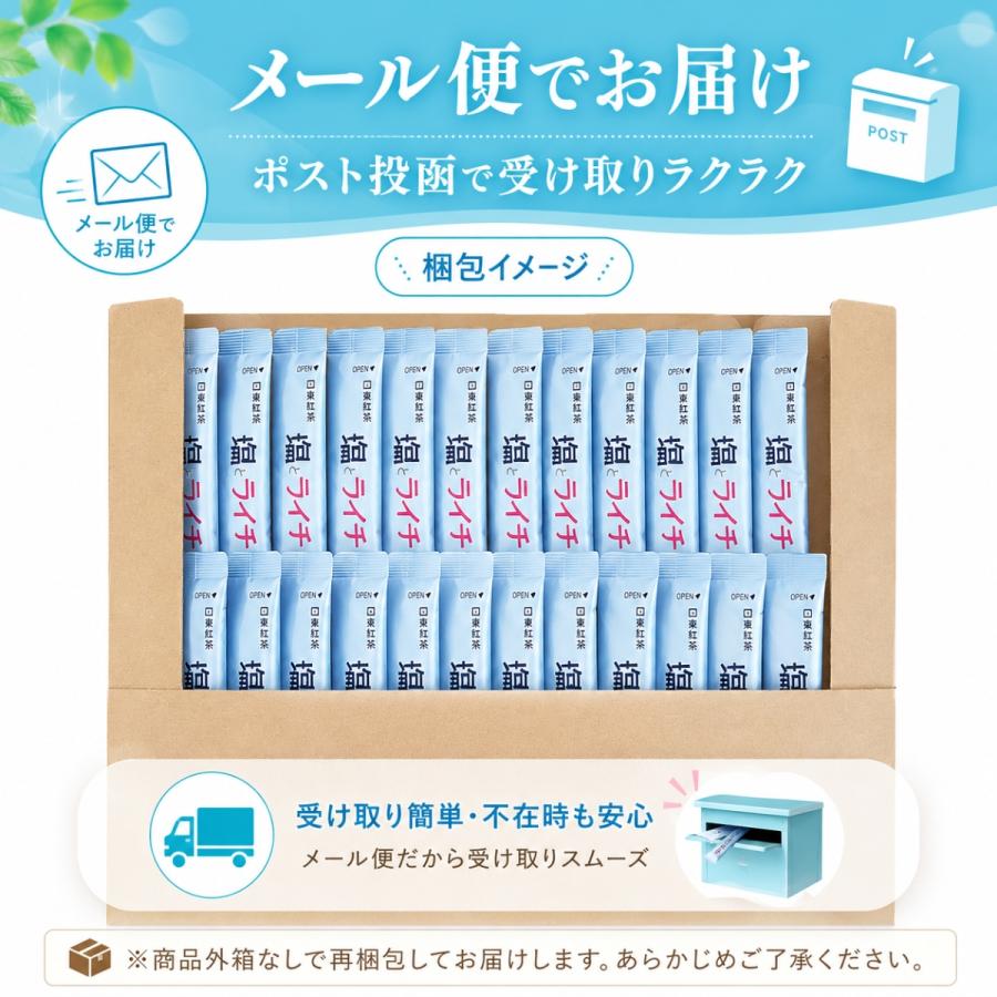日東紅茶 塩とライチ コストコ スティック 選べる 60本 粉末 飲料 熱中