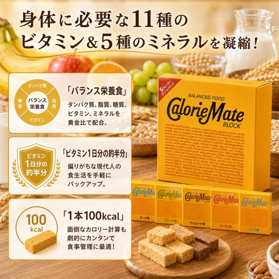 カロリーメイト チョコ ブロック 5種 4本入 4セット アソート