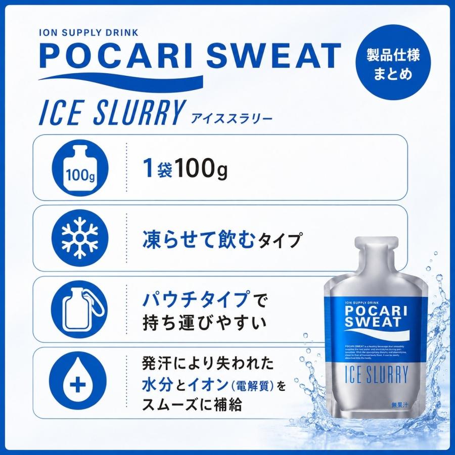 ポカリスエット アイススラリー 100g 18P 大塚製薬 凍らせて飲む