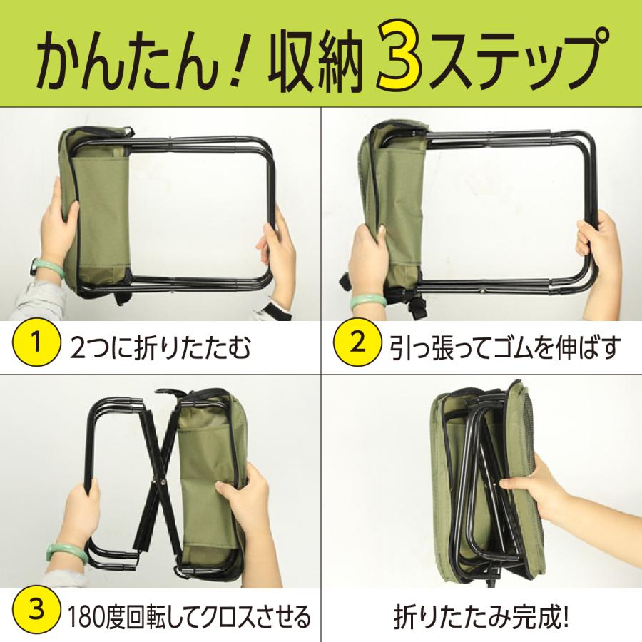 折り畳み椅子 コンパクト 1個 2個セット アウトドア オシャレ おしゃれ