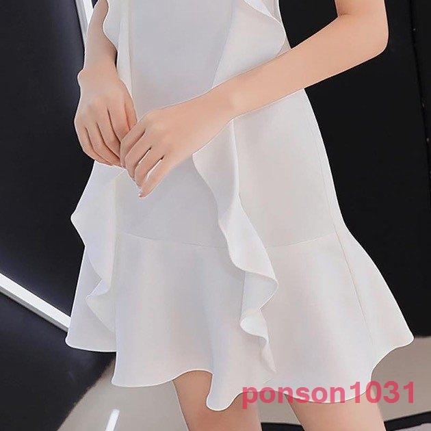 パーティードレスレディース結婚式二次会ワンピースドレス大人女子フレア袖リボン付ミニ肌見せフリル パーティドレス Pon 3025hromv パーティー ドレスレディース結婚式二次会ワンピースドレス大人女子フレア袖リボン付ミニ肌見せフリル Pon 3025hromv パーティードレス