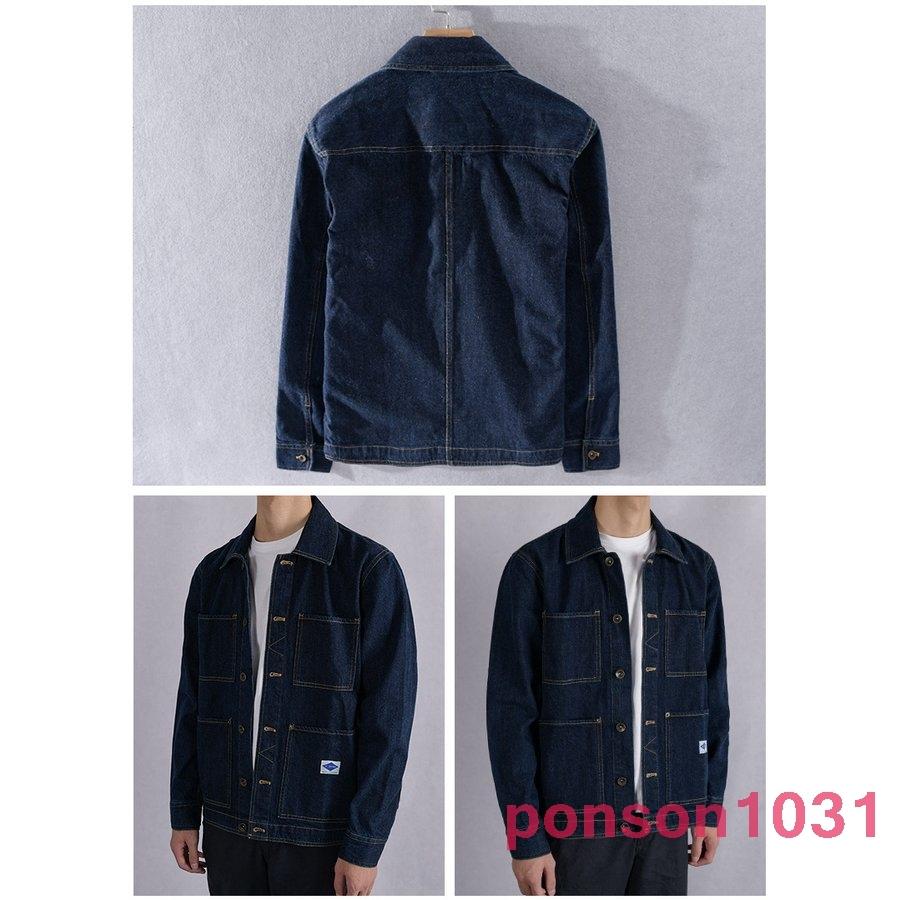 在庫あり 即出荷可 Gジャンデニムジャケットメンズ綿100 おしゃれブルゾン作業服ワーク秋カジュアル Gジャン デニム 色 画像色 Michiganestateplanning Com