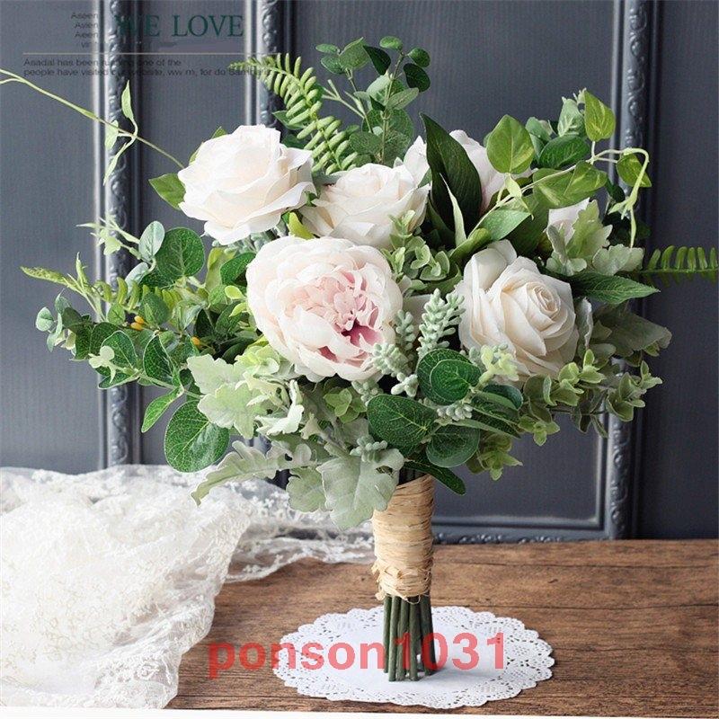 人気新品 ブーケブライダルブーケ花ウェディング用ウエディングブーケ花嫁結婚式花束写真撮りお誕生日大人気プレゼント歓迎会造花手作り披露宴お祝い 花ブーケ ブライダルブーケ披露宴ウエディングブーケ 生花 Www Noem At