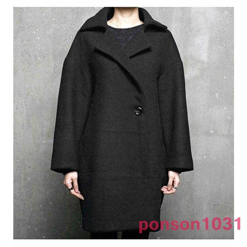 プレゼントを選ぼう レディースきれいめ秋冬代30代40代50代 ウールハーフコート大人通勤ブラックゆったりルーズ大きいサイズ有りsからxxl 2l コート アウター Rankinengineering Com