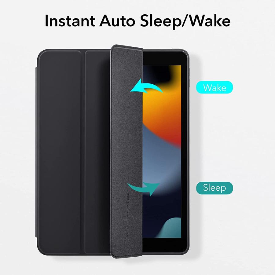 ESR iPad 9/8/7 (10.2インチ 2021/2020/2019) ケース ペンシル