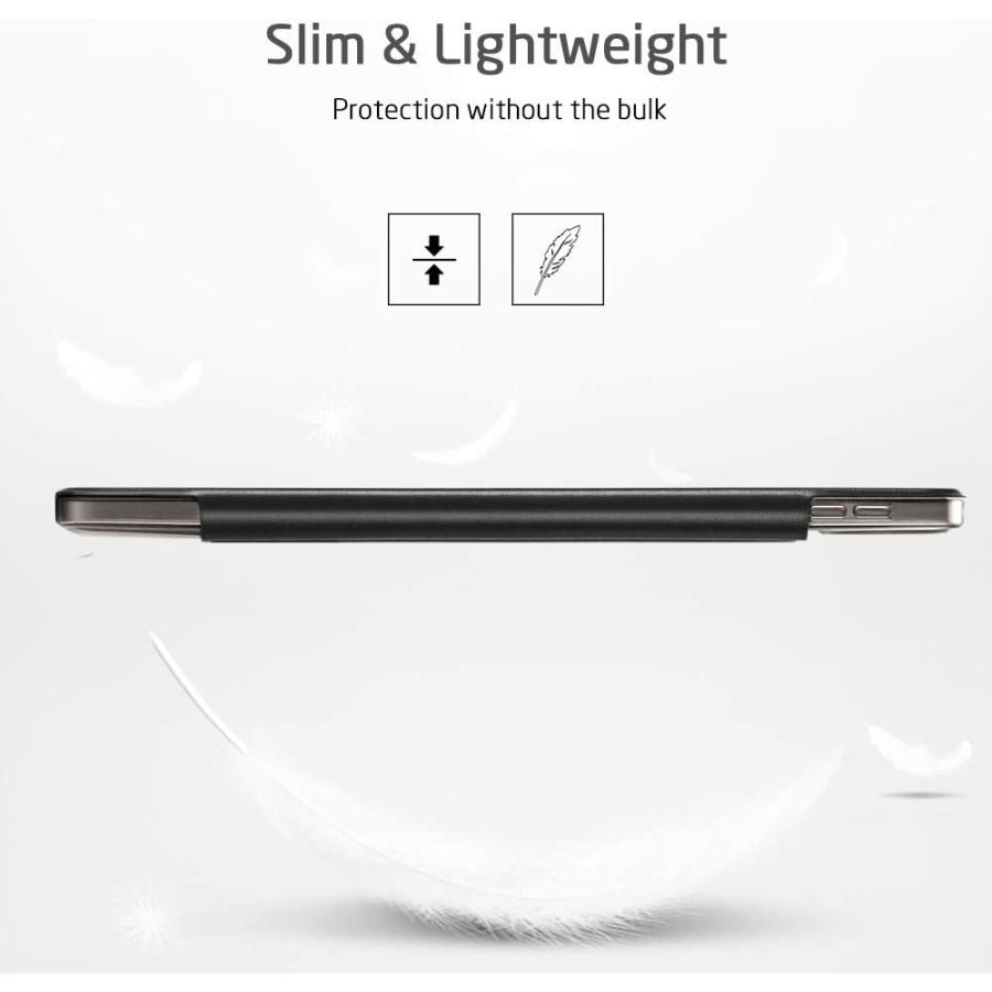 爆売り！】 ESR iPad Pro 11 ケース 2020用 第二世代 5G 半透明つや消し PCカバー 留め具付き イッピー 三つ折りスタンド 軽量  オートスリープウェイク対応