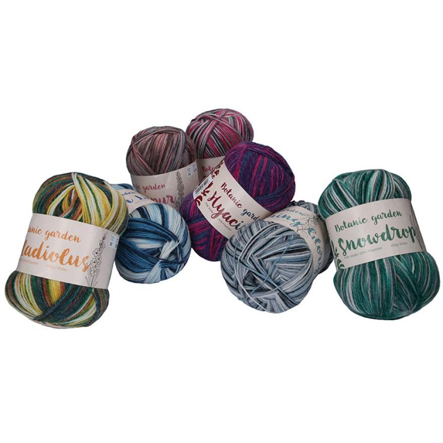 plus wool ボタニックガーデン28　100g　botanic garden Gladiolus(グラジオラス）　ソックヤーン　毛糸 中細 4ply |  | 03