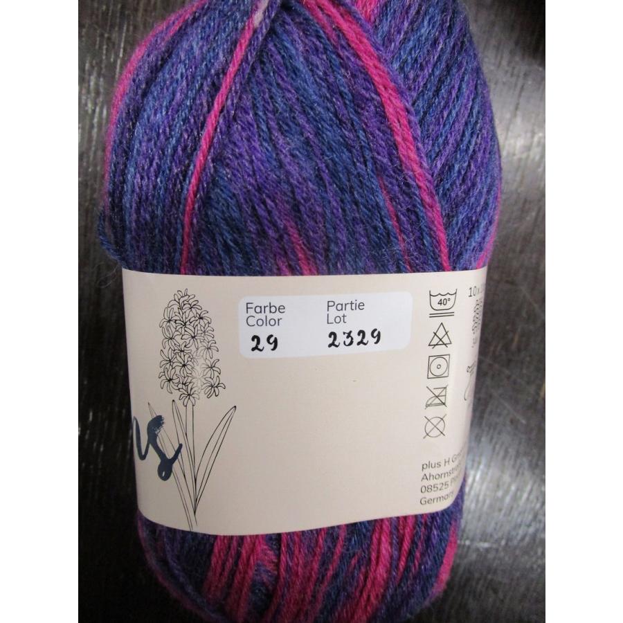 plus wool ボタニックガーデン29　100g　botanic garden Hyacinth(ヒヤシンス）　ソックヤーン　毛糸 中細 4ply |  | 01