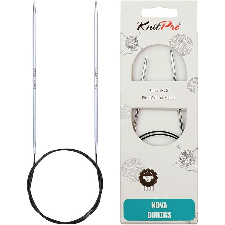 輪針 80cm 3.0mm ニットプロ knitpro ノヴァキュービックス NOVA