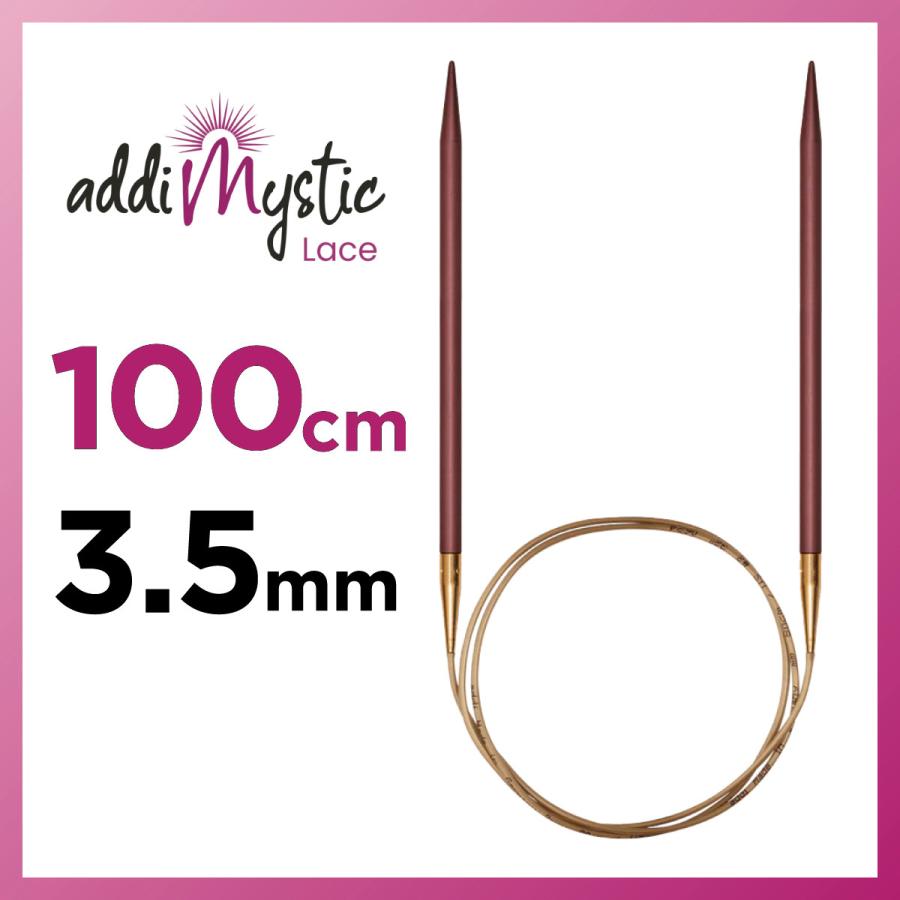 輪針 100cm 3.5mm アディ ミスティック addiMystic メタル輪針 マジックループ 編針 : 輪針専門店やお工房 - 通販 ...