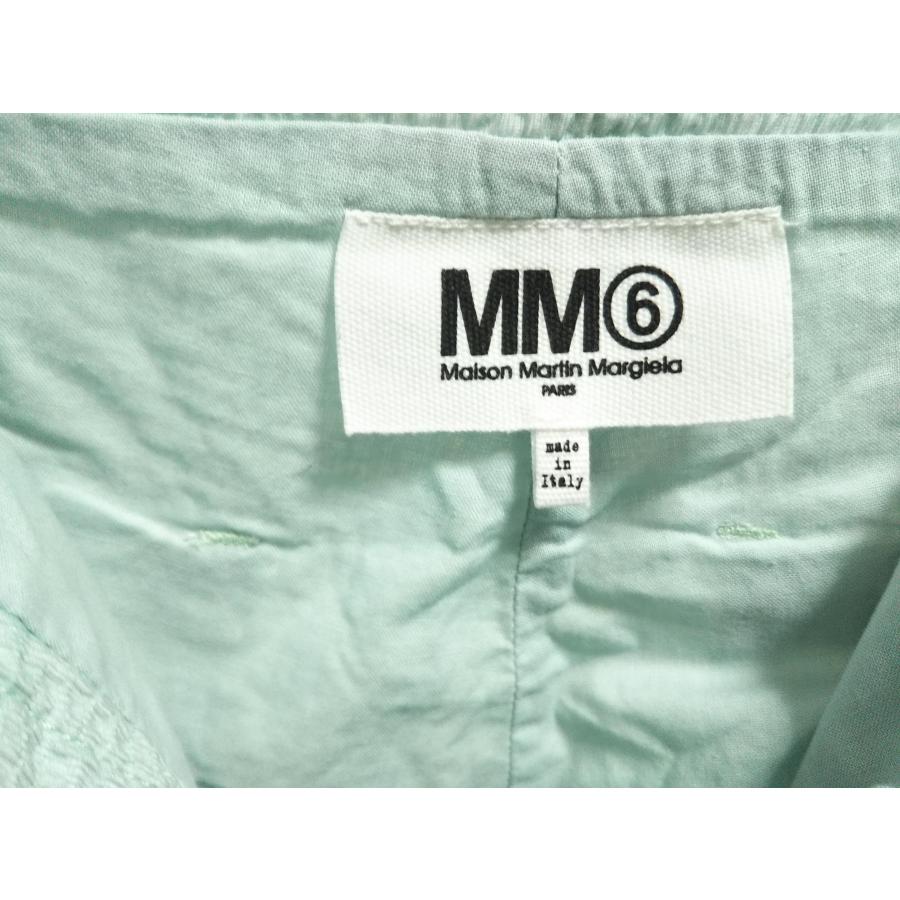 MM6　SHORT PANTS  エムエム６　Maison Margiela　ショートパンツ　ミント　グリーン　 |  | 03