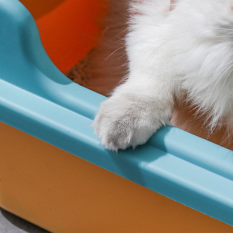 猫トイレ 砂におい対策おしゃれ 水洗え 上から猫トイレ猫用トイレ用品ペット用 ネコのトイレ 小型 ペット用 ペットトイレ｜poopishop｜11