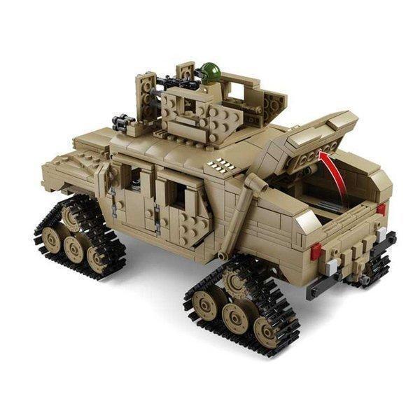 ブロック 互換 レゴ互換品 M1A2 戦車 おもちゃ ミリタリー ブロック エイブラムス ハマー 知育玩具 互換 2in1 クリスマスプレゼント_2