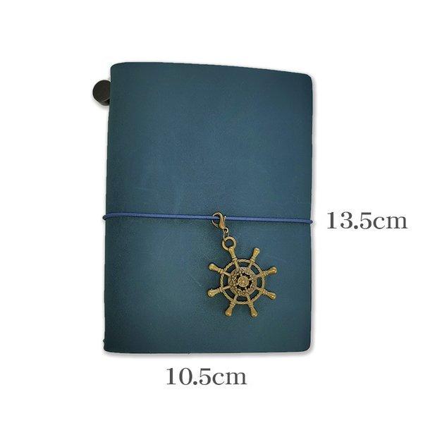 レザーノート レザー手帳 システム手帳 パスポートサイズ 本革 手帳 日記帳 標準リフィル付き おしゃれ カッコいい シック 旅の記録 旅日記 0093 テーマで文具 Yahoo 店 通販 Yahoo ショッピング