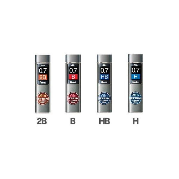 【新品未開封】シャー替芯 アインシュタイン 0.5 HB　73個セット ぺんてる（Pentel） アイン替芯 シュタイン 0.5mm アインシュタイン替