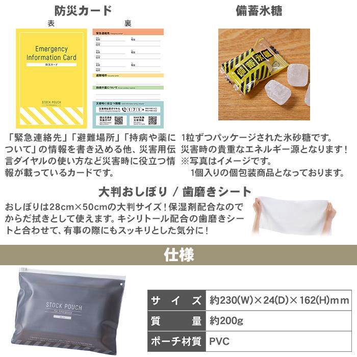 KING JIM（キングジム） 災害常備ポーチ More 10点セット JBP-100 防災