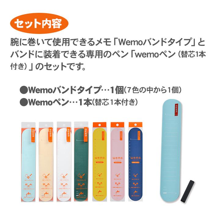 すぐ使えるセット メモバンド＋ペン（替芯付き）] コスモテック