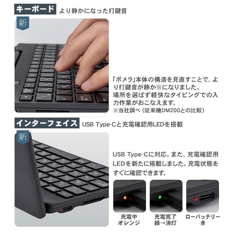 KING JIM（キングジム） ポメラ DM250 選べる専用ケース 液晶保護