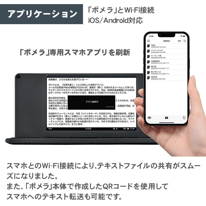 KING JIM（キングジム） ポメラ DM250 選べる専用ケース 液晶保護