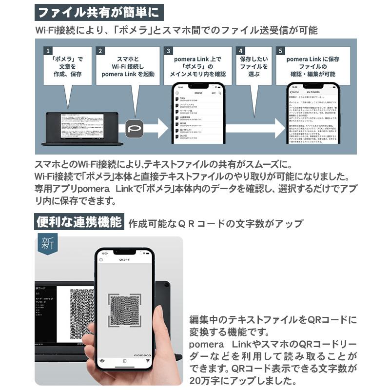 KING JIM（キングジム） ポメラ DM250 選べる専用ケース 液晶保護