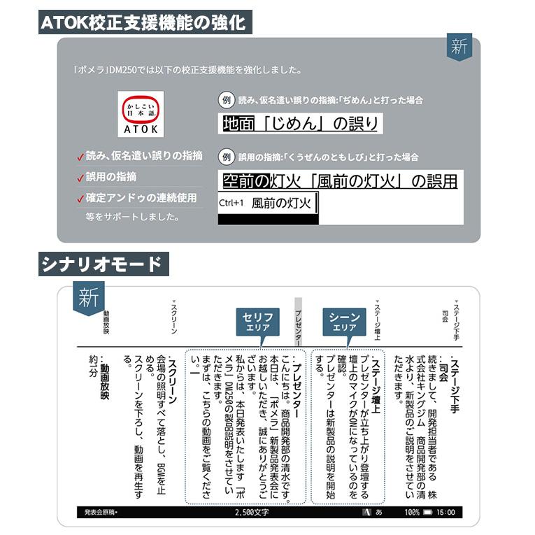 KING JIM キングジム ポメラ DM250 選べる専用ケース 液晶保護 KING JIM キングジム ポメラ DM250 選べる専用ケース 液晶保護