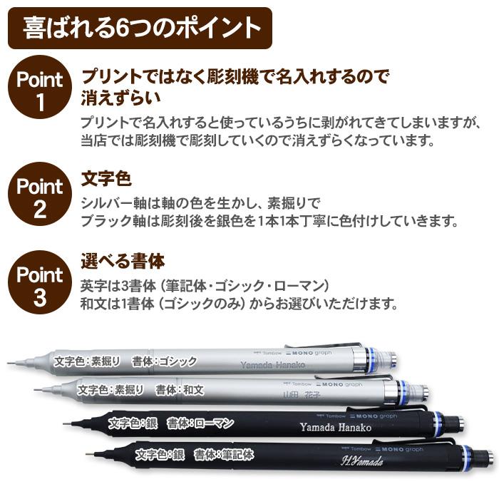 トンボ鉛筆 シャープペン 名入れ ギフトセット トンボ モノグラフ