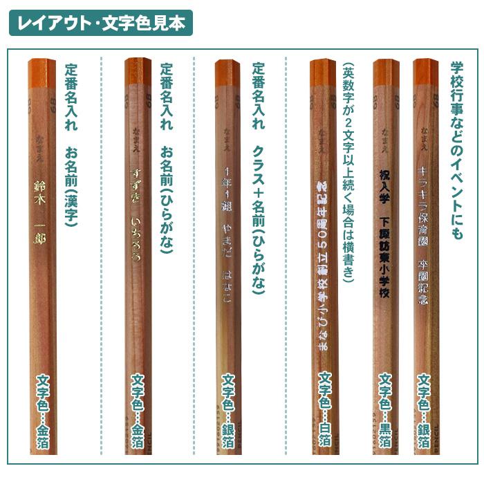 トンボ鉛筆 名入れ 鉛筆 ハローネイチャー 六角軸 ギフト B 2B 4B 6B 1