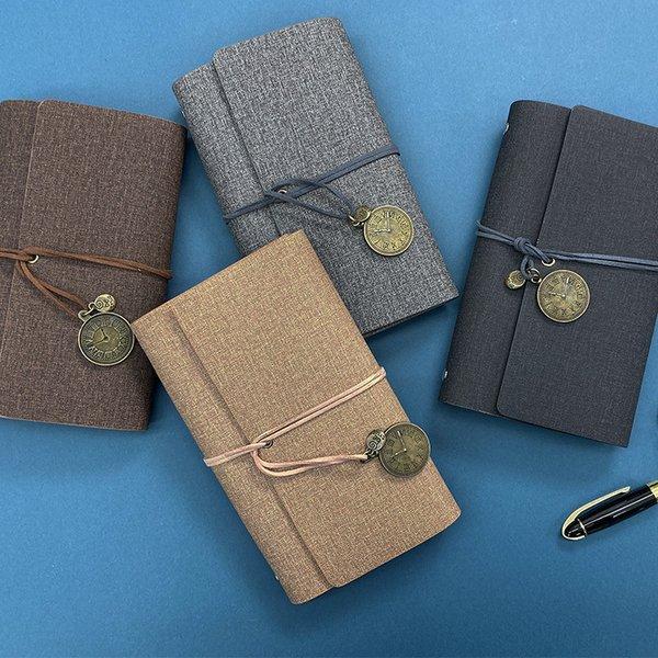 システム手帳 PUレザー B6サイズ 6穴 コンパクト レトロスタイル