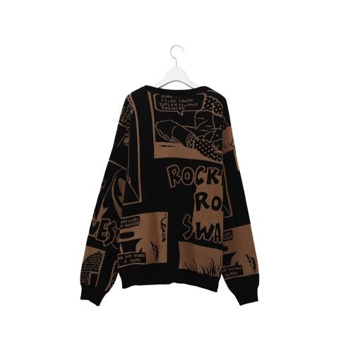 NEON SIGN(ネオンサイン) / Awesooooome Knit (BLACK) : Proof Of