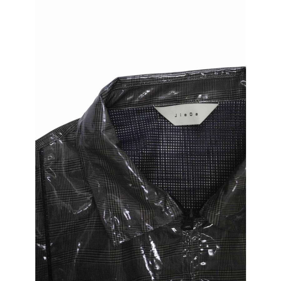 JieDa（ジエダ） / LAMINATE SWITCHING JACKET (GLEN CHECK) : Proof