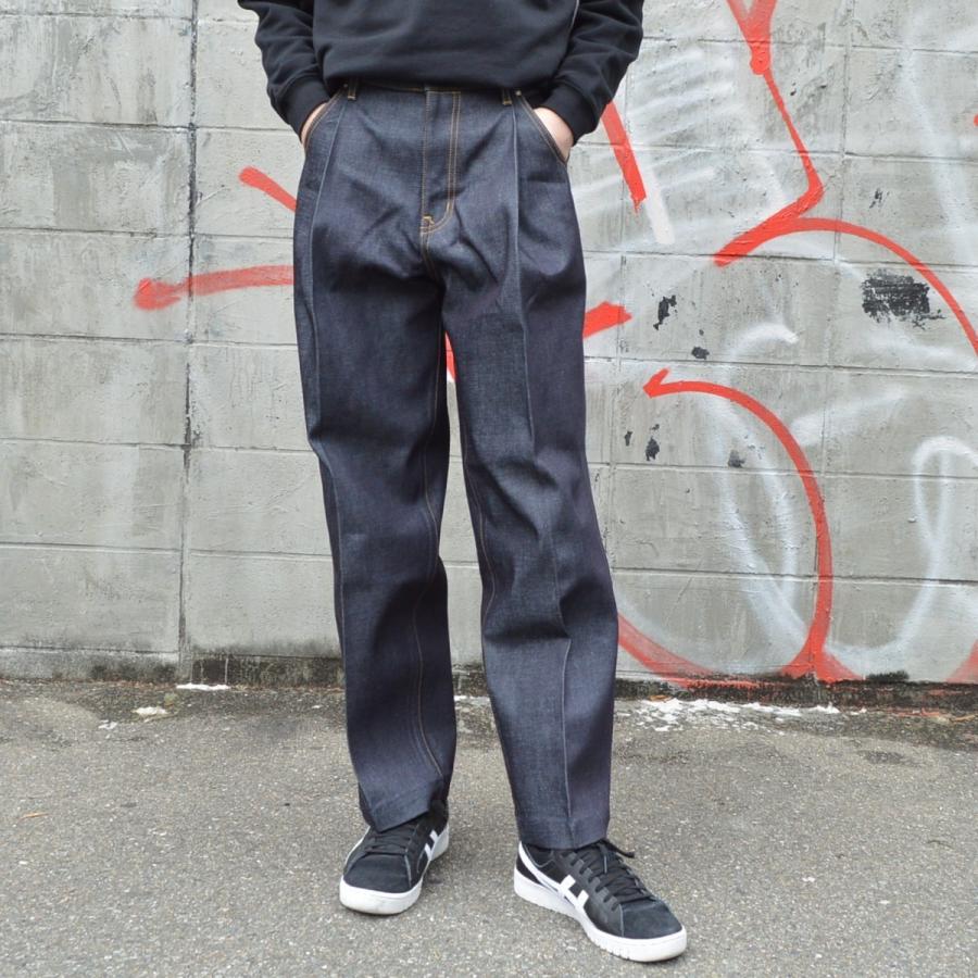 NEON SIGN(ネオンサイン) / WIDE DENIM SLACKS 'RIGID' : Proof NEON SIGN(ネオンサイン) / WIDE DENIM SLACKS 'RIGID' : Proof