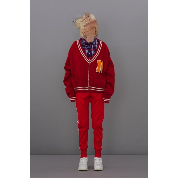 NEON SIGN(ネオンサイン) / LETTERED ZIP CARDIGAN : Proof Of Power
